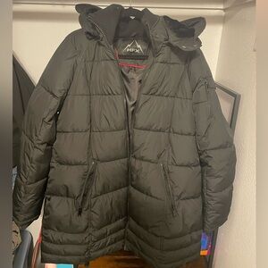 Black snow jacket